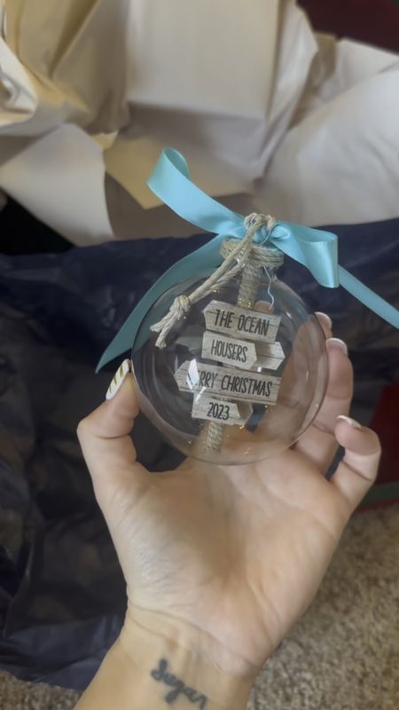 What Happens on Fire Island becomes my 2023 nautical ornament🤪 

But seriously I am obsessed with this ornament from Etsy which I can personalize everything from the ribbon, signs, and even how much sand I put in it…obvs I used all of it🤣
It is so cute and would make an amazing gift this holiday season. 

#LTKSeasonal #LTKHoliday #LTKGiftGuide