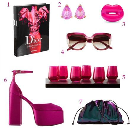These fabulous “Gifts for Her” are chic, and some of this seasons most sought after items. There is something for everyone, and every budget whether you are looking to save or splurge. Whether you are shopping for your mom, wife, sister, girlfriend or daughter there is something for everyone. 

1. Dior Coffee Table Book
2. Pink Sapphire Earrings
3. Enamel Lip Ring
4. Gradient Sunglasses 
5. Stemless Wine Set
6. Platform Shoes
7. Bottega Mini Pouch 

#giftguide #giftsforher #giftsformom #giftsforwife #girlfriendgifts #crystalbag #splurgegifts #fashiongifts #pinkshoes #platformshoes  #sunglasses #dior #bottegaveneta #wineset #estellecoloredglass  #designerbooks #pearls #sapphire #pinksapphires #jewelry #giftideas #giftguide 

#LTKGiftGuide #LTKitbag #LTKHoliday