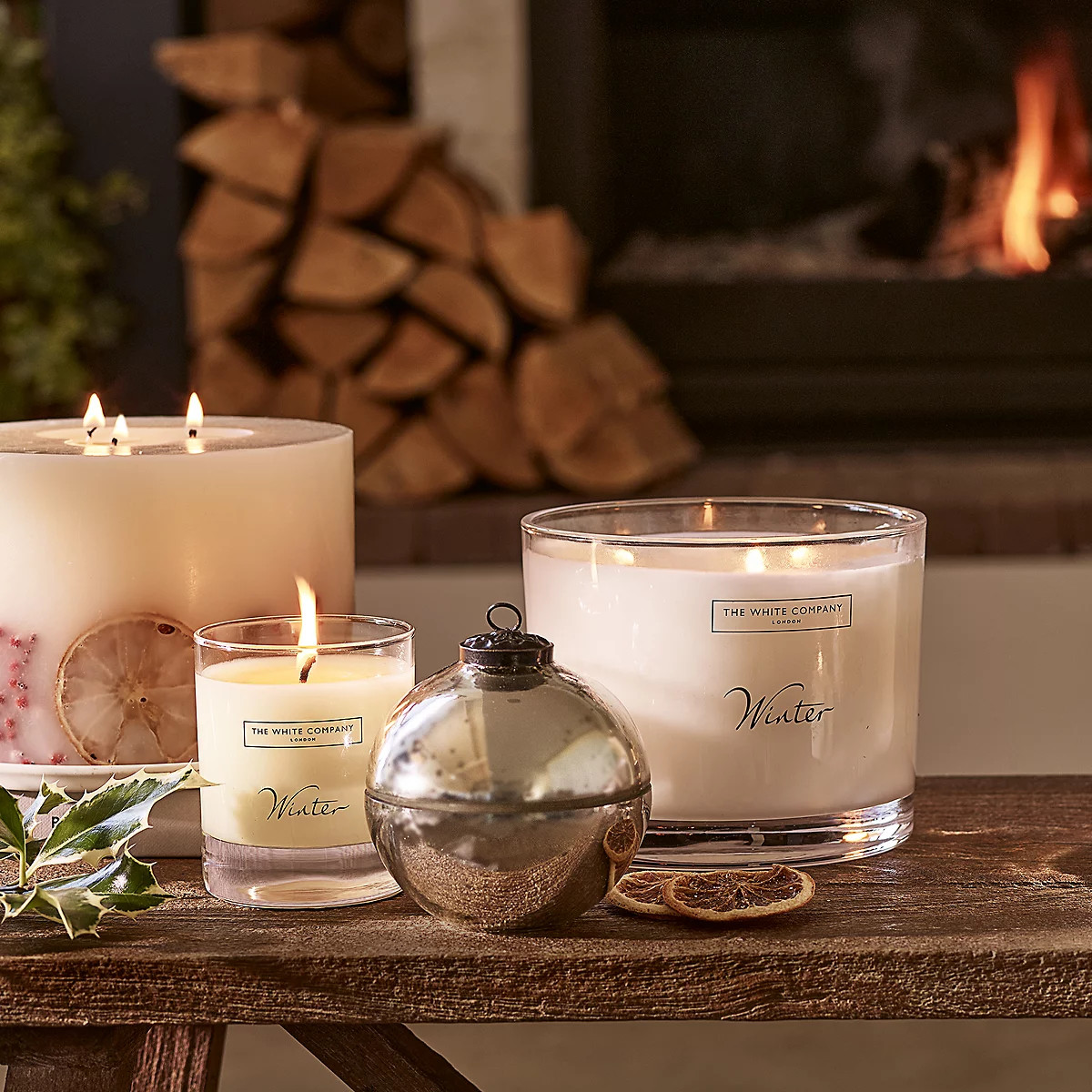 Winter Signature Candle | The White Company UK & ROW