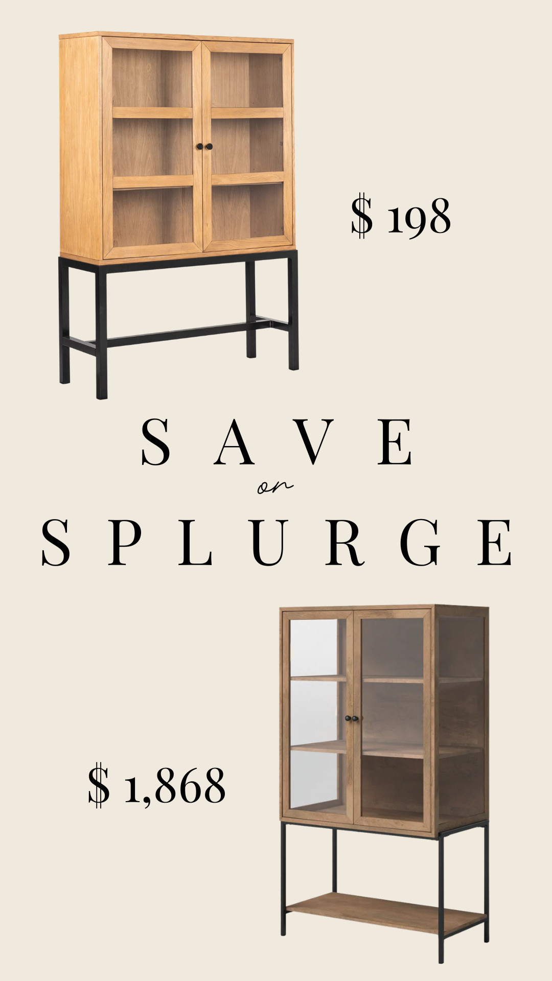 Save or Splurge Dining Cabinet!

furniture, home decor, interior design #Wayfair #Walmart 

 #LTKHome #LTKSaleAlert