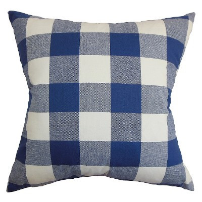 Black Buffalo Check Throw Pillow (18"x18") - The Pillow Collection | Target