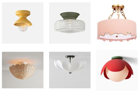 Flush mount lighting round up

#LTKhome #LTKMostLoved