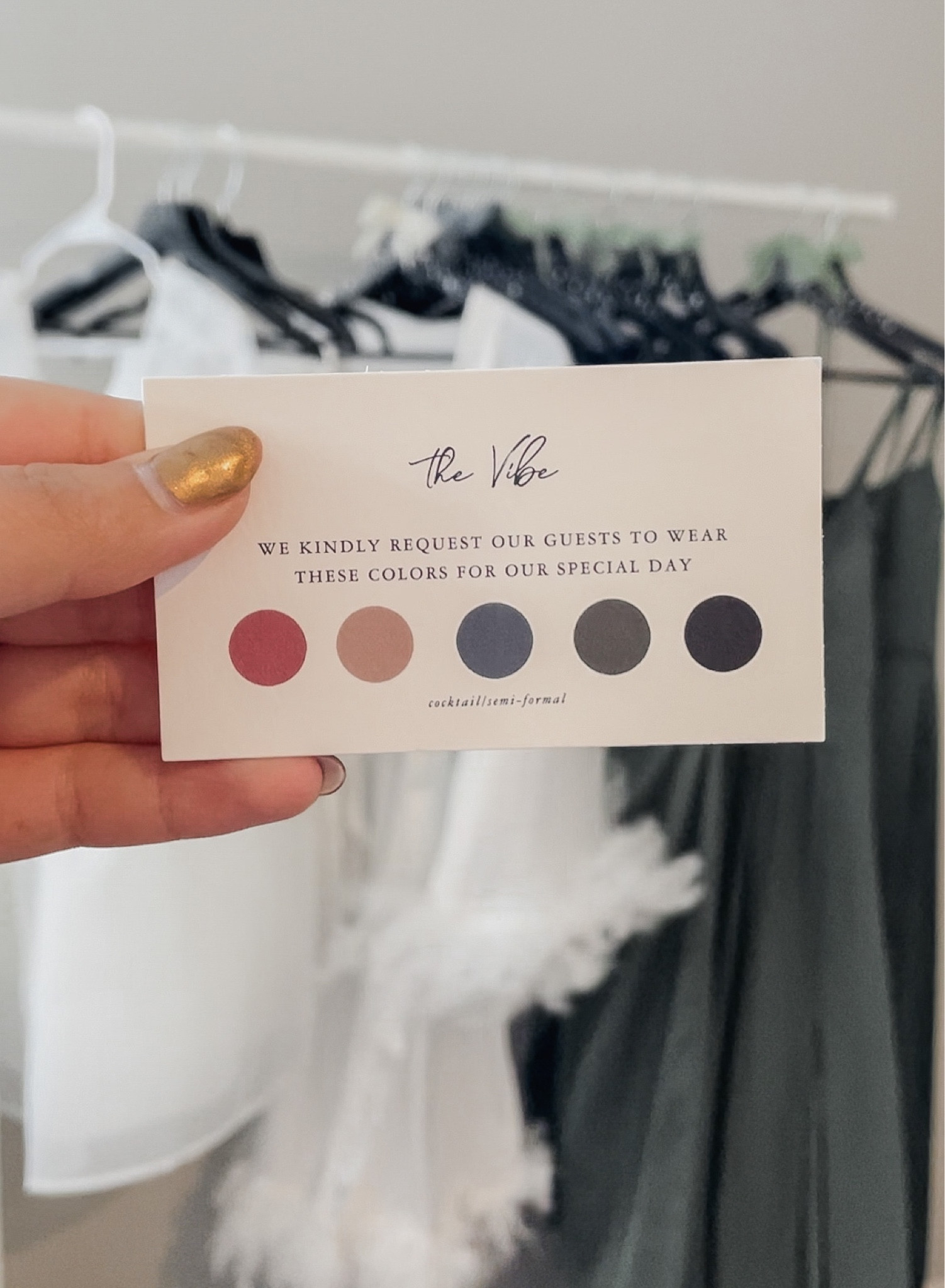 We used these as a guide for our guest to help them when they were deciding what to wear! It lessened questions for us and helped us stay within a certain vibe for the night ✨

#LTKstyletip #LTKwedding #LTKparties