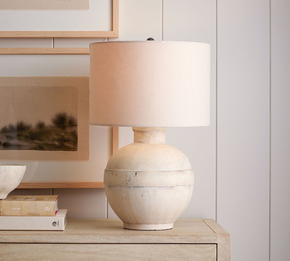 Faris Ceramic Table Lamp | Pottery Barn (US)