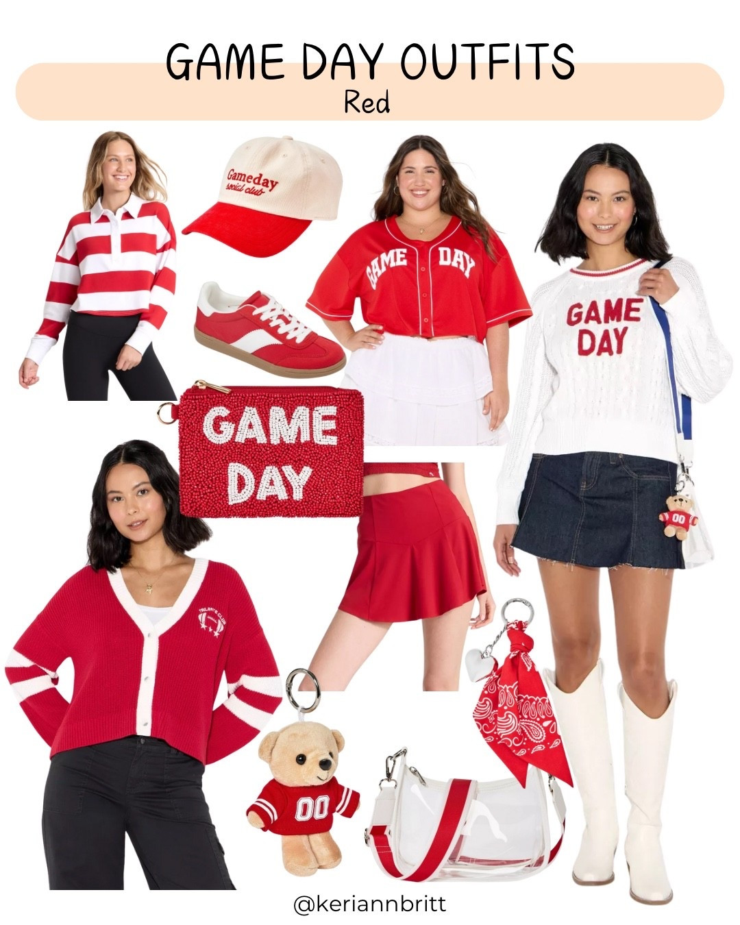 Game Day Outfit (xxs-4x)

Football Outfit / Gameday / college football / ncaa football / nfl outfit / high school football / women’s football outfit / girls game day outfit / school spirit / school colors / spirit wear / football outfit / college football game / tailgating / tailgate outfit / football gifts / red gameday / red game day outfit / red school colors / Ohio state buckeyes / Wisconsin badgers / Georgia bulldogs / ole miss rebels / Utah / cardinals / Nebraska cornhuskers / Rutgers / Cincinnati Bearcats / Texas Tech / Louisville / Maryland Terrapins / North Carolina state university / unlv / Arizona / red team / Atlanta Falcons / Buffalo Bills / Arizona Cardinals / Kansas City Chiefs / 

#LTKActive #LTKSeasonal #LTKU