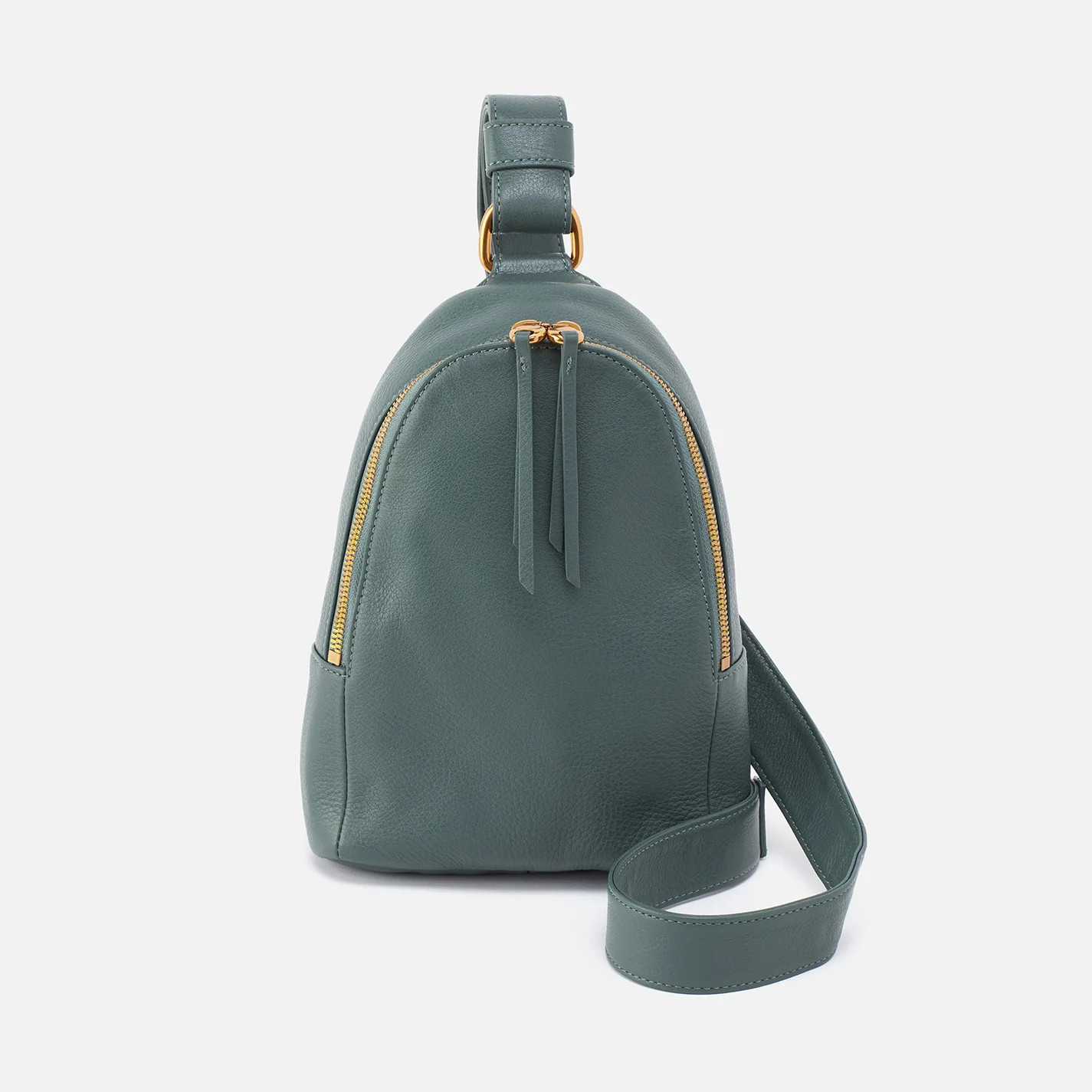 Fern Sling in Pebbled Leather - Sage Leaf | HOBO Bags