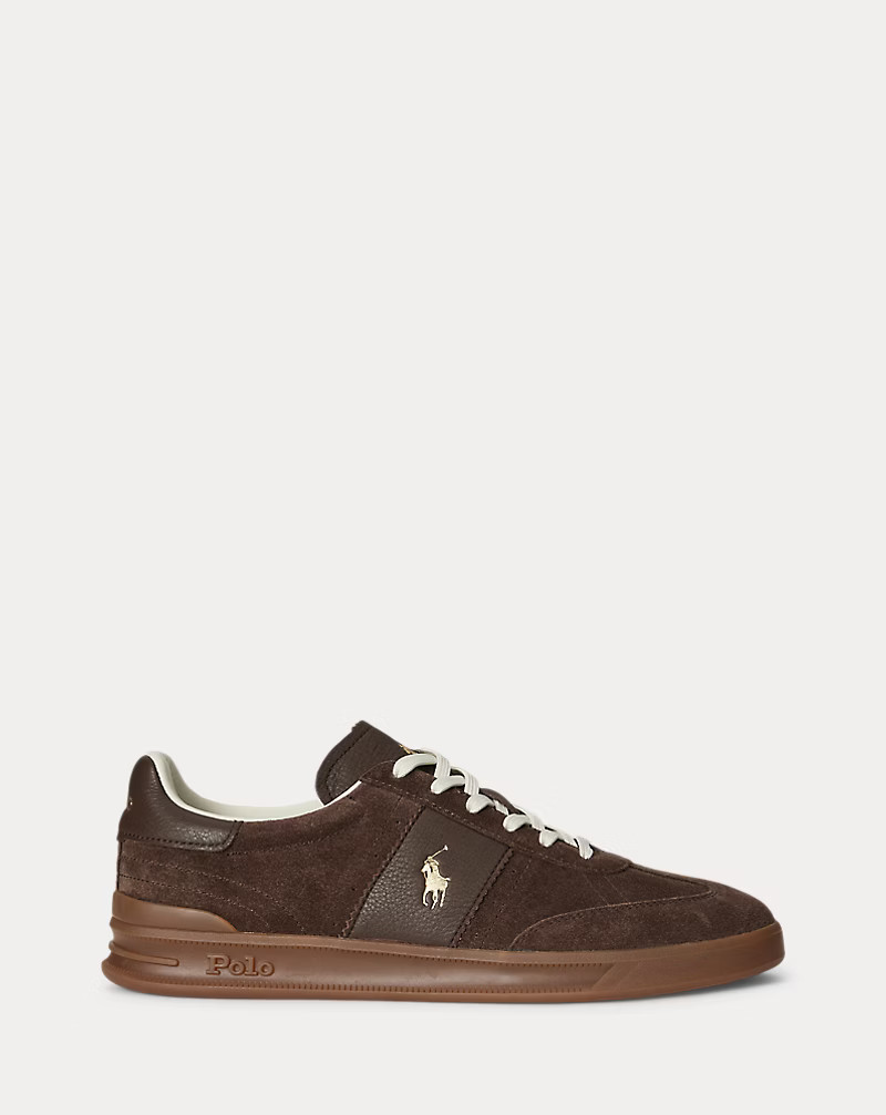 Heritage Aera Suede Trainer | Ralph Lauren (UK)