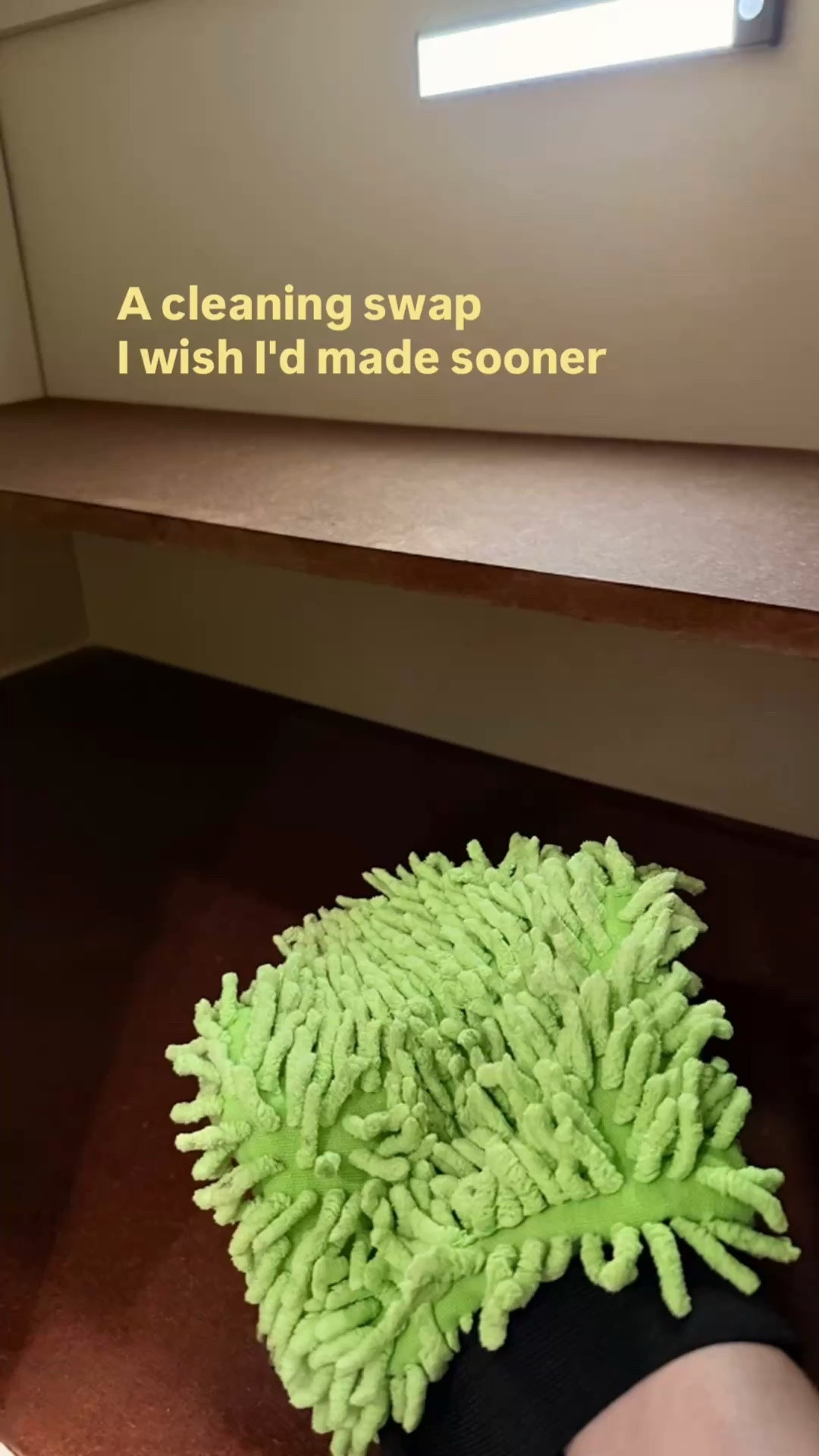 I highly recommend these microfiber cleaning gloves for jobs like wiping out cabinets, drawers, pantry shelves and other hard-to-reach spaces. They grab dust and little bits so much better than a paper towel and I find myself using far fewer single-use paper products. They’re marketed as car wash mitts but trust me!

I also keep a huge stack of these microfiber cloths on hand now because they legit clean better and help me use less paper. Every day, I toss the dirty ones in with the laundry and start fresh.

Just thought I’d share something that’s been making life feel a teensy bit less stressful lately. Maybe everyone else figured this out years ago, but it’s a new cleaning hack for me! 😂

↓ Linked for you.

*The exception is anything involving raw meat, eggs or similar bacteria. I still use paper towels for those jobs.

#cleaninghack #cleaning #kitchenhack #consumeless #eco 🌎 ♻️ 👣

#LTKHome #LTKSaleAlert