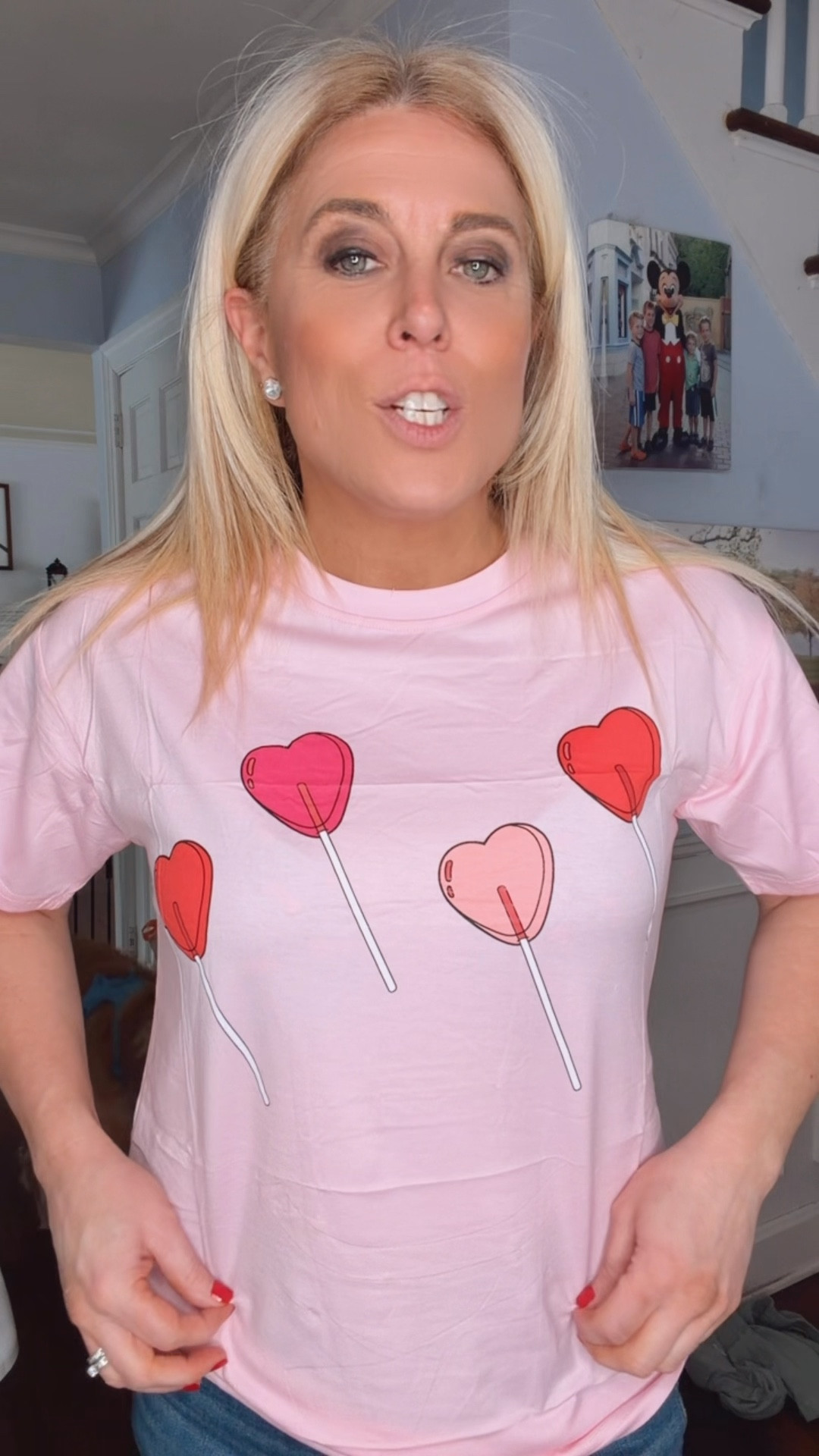 I love this lollipop heart T-shirt.

#LTKValentine