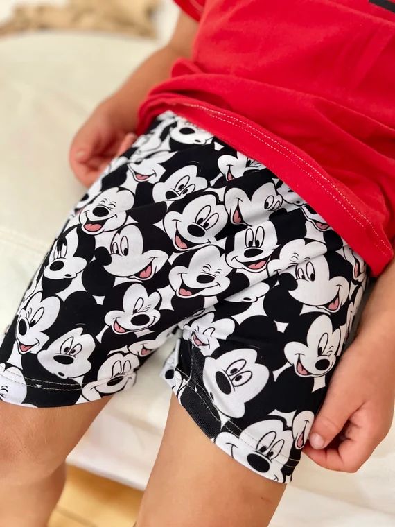 Mickey Mouse Shorts / Shorties for Kids Baby & Toddler Kids - Etsy | Etsy (US)