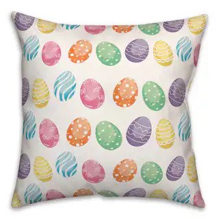 Watercolor Eggs 18" x 18" Throw Pillow | Michaels Stores