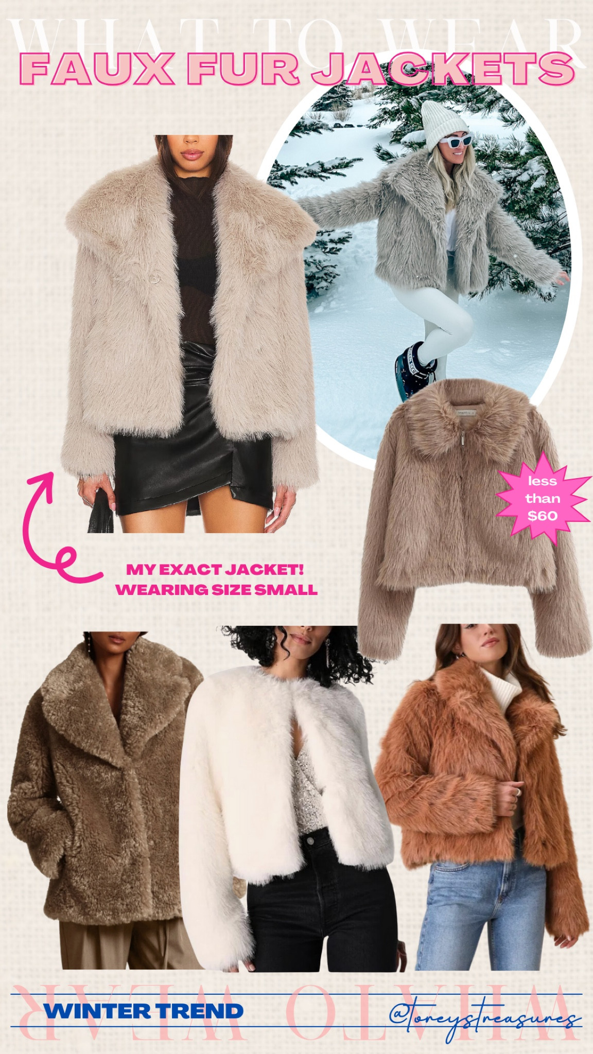 Size small astr faux fur jacket! 