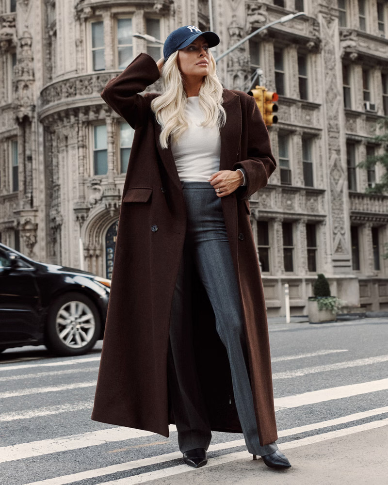 Women's Wool-Blend Double-Breasted Coat | Women's Coats & Jackets | Abercrombie.com | Abercrombie & Fitch (US)