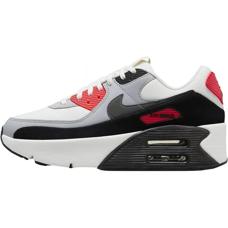 Women's Nike Air Max 90 LV8 Summit White/Smoke Grey-Black (FD4328 101) - 7.5 | Walmart (US)