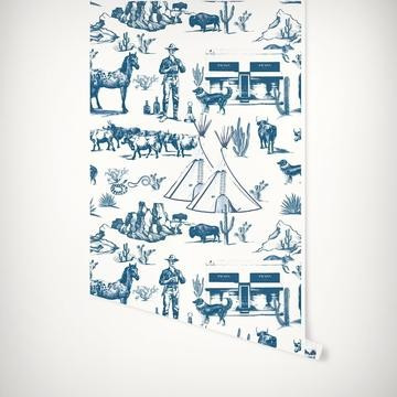 Marfa Toile Wallpaper | Katie Kime Inc