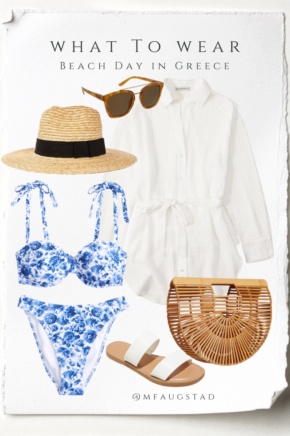 What to wear - Beach day in Greece!

Resort wear, swim, swimsuit, blue floral swim, swimsuits, bikini, blue floral bikini, blue floral, white coverup, beach day, beach day outfit, what to wear in Greece, vacation, vacation outfits, swim for Greece, what to pack for Greece, beach club outfit, travel outfits,

#LTKstyletip #LTKtravel #LTKswim