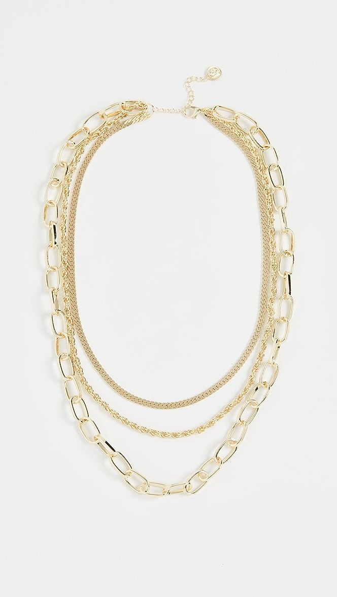 Triple Layered Chain Necklace | Shopbop