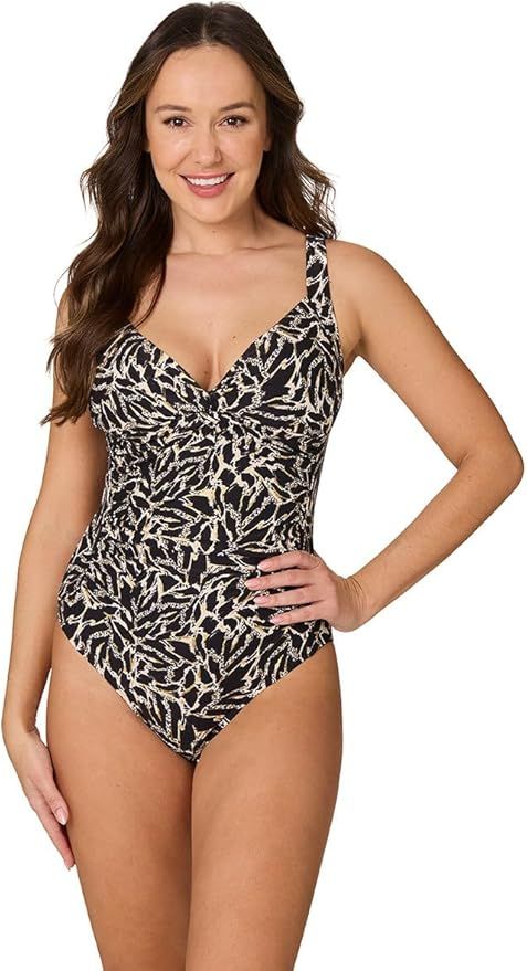 Nip Tuck Swim Gold Digger Kayanne One Piece Swimsuit Womens Swimsuit | Amazon (US)