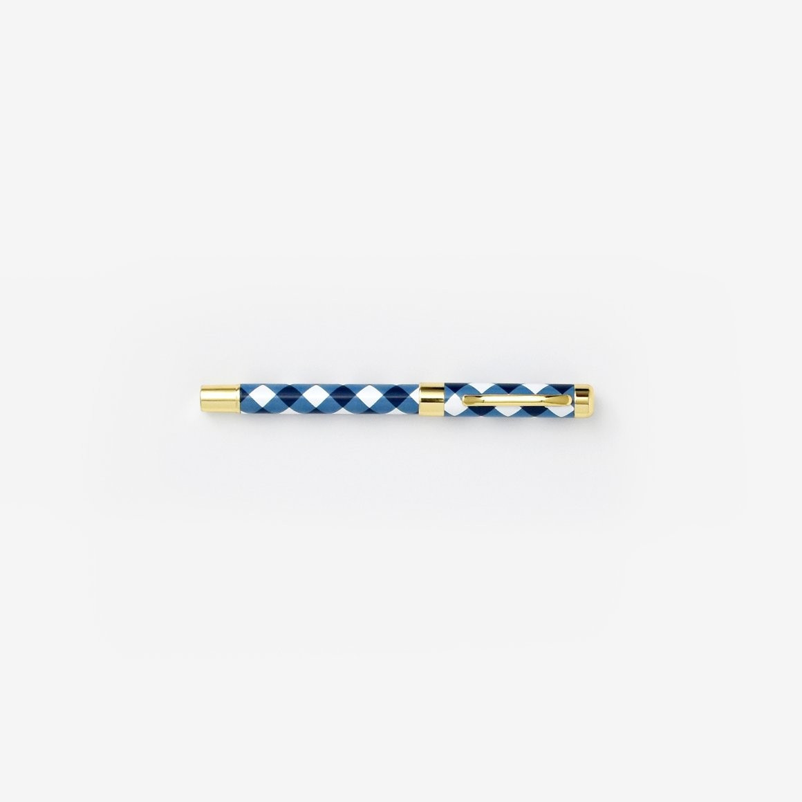 Navy Gingham Pen | Simplified