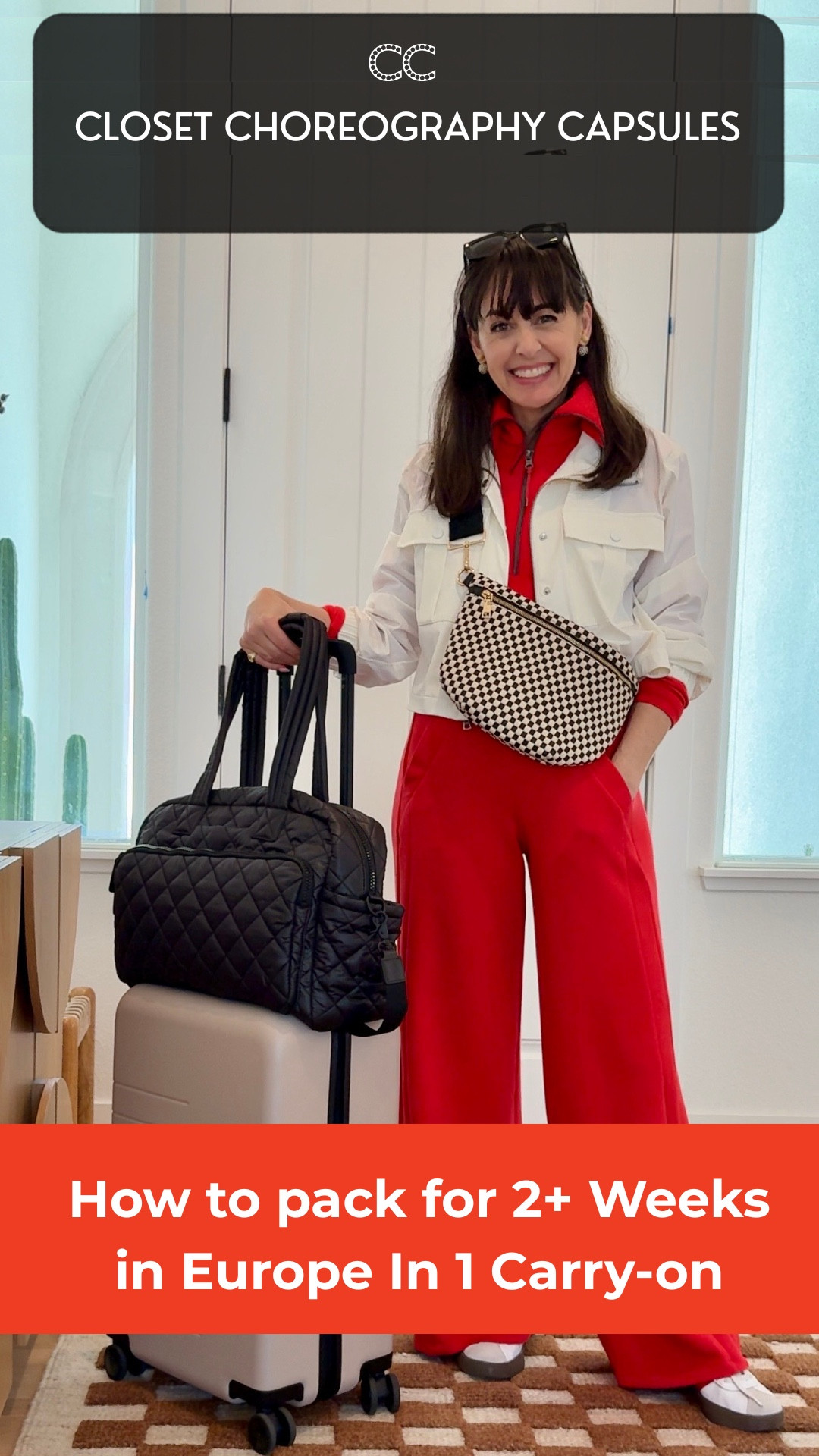 
2+ weeks. One carry-on. 182 outfits. This is the exact capsule formula I’m using for Italy in June and I share with every client heading to Europe for summer. Get the formula my clients pay me for — for free.

The 11-piece formula:

	1.	White Skirt & Matching Top
	2.	Jeans
	3.	Lightweight Jacket
	4.	Button-Up
	5.	White Ribbed Tank Top
	6.	Shorts
	7.	Pull-On Pants
	8.	Cardigan
	9.	Jersey Tee
	10.	Dress
	11.	Matching Set

💾 Save this post — you’ll want it when you’re packing.

👇 Comment SHOP and I’ll DM you the links to recreate this entire capsule.

🔔 Follow for more capsule wardrobe formulas that actually work.