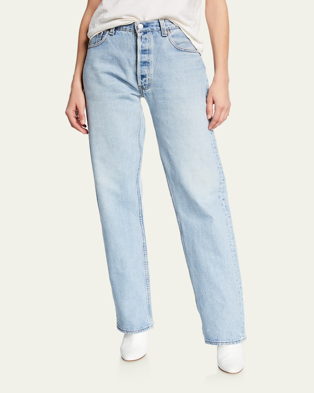 90s Straight-Leg Jeans | Bergdorf Goodman