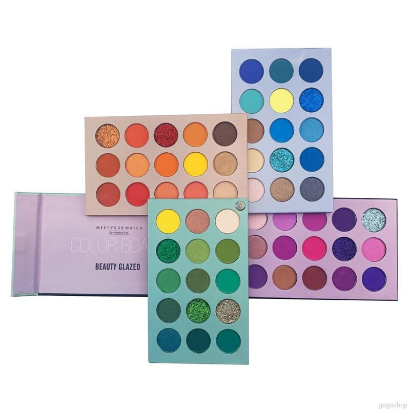 Paleta de Sombra BEAUTY GLAZED Altamente Pigmentada com 60 Cores de Longa Duração para Maquiage... | Shopee (BR)