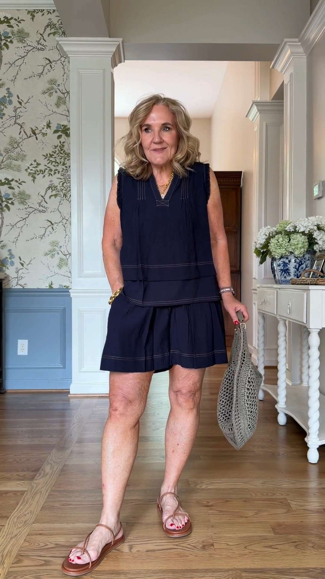 Hot weather dressing made easy. ☀️

I love a matching set that gives you options. The gauzy fabric is lightweight, breathable, and has just enough texture to make it feel special. Wear the pieces together for an effortless outfit or mix them with your favorite summer basics for even more looks. 🫶🏻 

 #LTKootd #LTKSeasonal #LTKSaleAlert