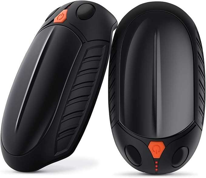 Hand Warmers Rechargeable, 2 in 1 Electric Handwarmers with 12Hrs Long Heating, Quick Charge Port... | Amazon (US)