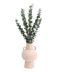 22in Eucalyptus Stems In Orb Vase | TJ Maxx