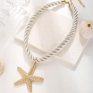 Doubnine Sea Shell Charm Cowrie Earrings Dangle Golden Mermaid Earrings Scallop Beach Retro Chic ... | Amazon (US)