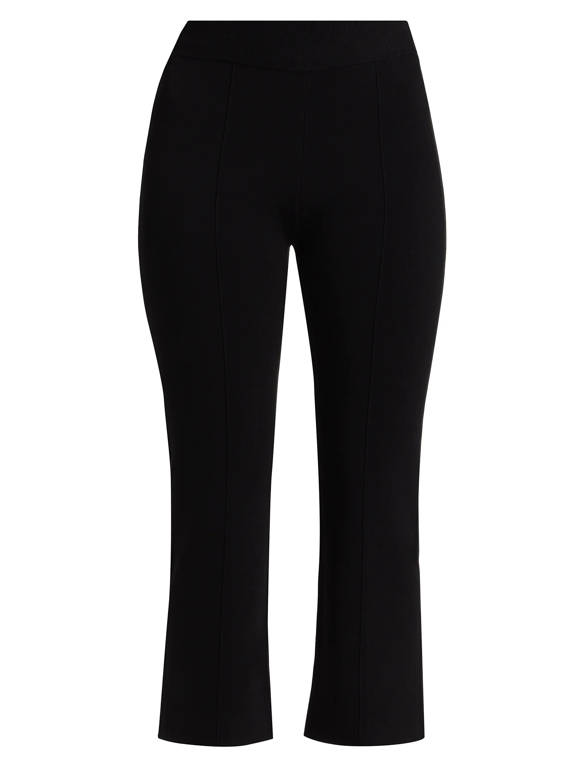 Veronica Beard Bray Knit High-Rise Crop Pants | Saks Fifth Avenue | Saks Fifth Avenue