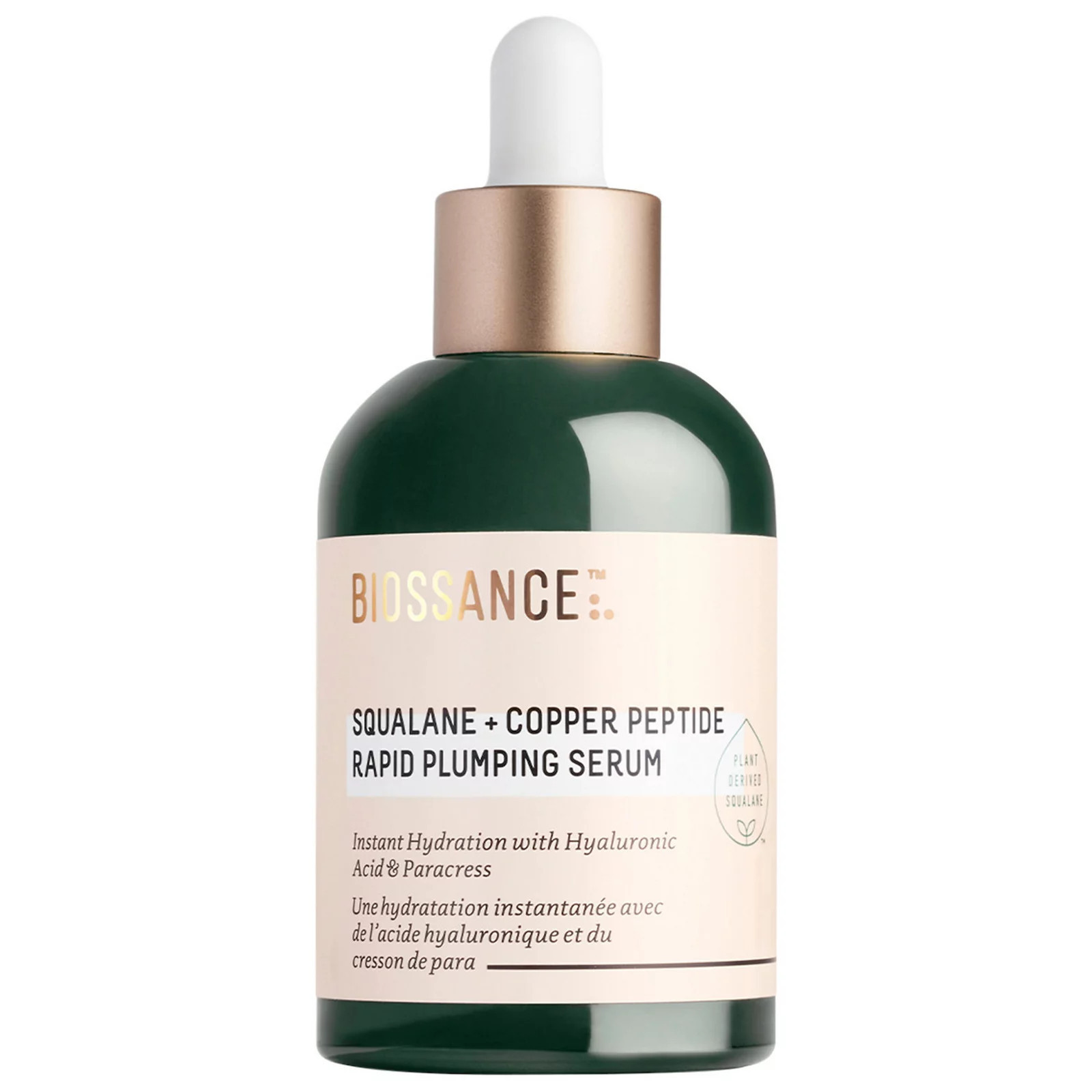 Biossance Copper Peptide Rapid Plumping & Hydrating Serum with Hyaluronic Acid + Squalane, Size: 1.69 FL Oz, None | Kohl's