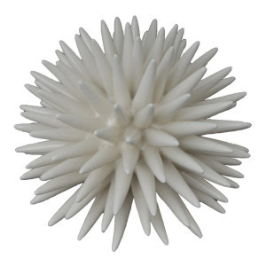 5.75" White Coastal Style Vintage Spiky Designed Coral Decor | Christmas Central