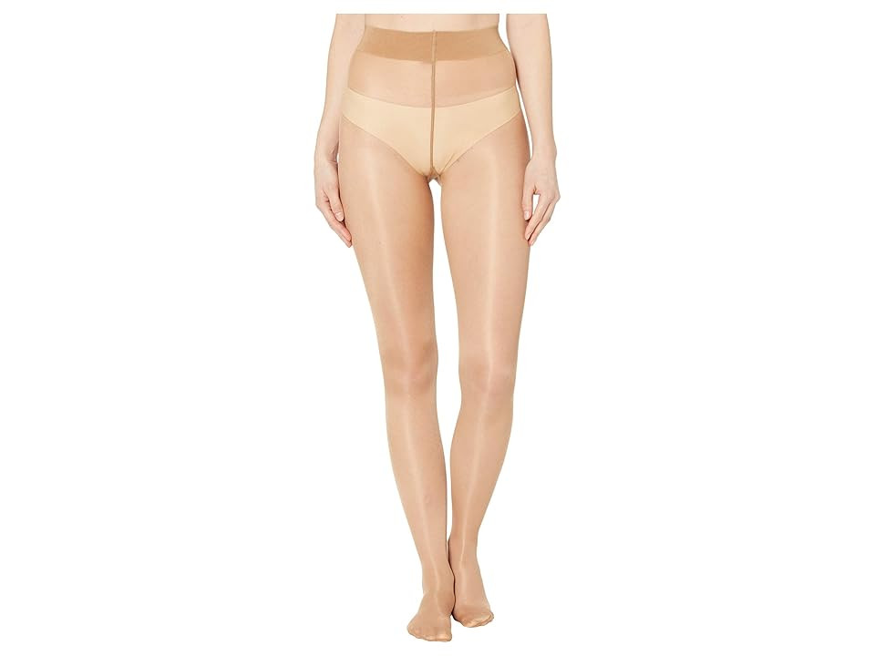 Wolford Satin Touch 20 Women's Tights Hose Sand : XL (5'1"-6'3" - 165-198 lbs), Cotton/Nylon/Satin | Zappos