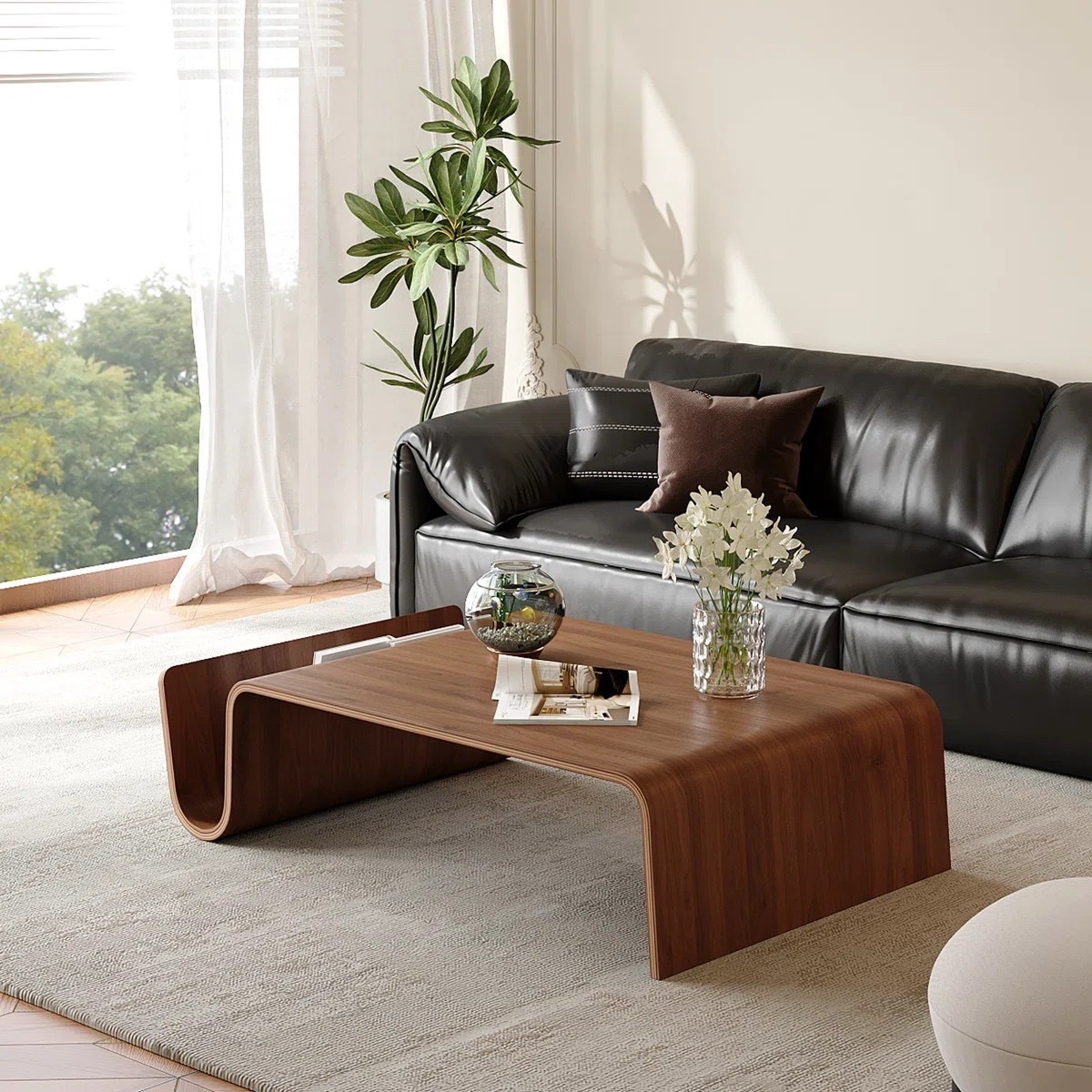 Trending now: modern coffee tables. The 41.3" Modern Solid Wood Coffee Table, Bentwood N-Shaped Living Room Center Table is an artist lover’s delight. On SALE and under $550.

Keywords: Coffee table, living room, modern coffee table, home refresh 

#LTKHome #LTKSeasonal #LTKSaleAlert