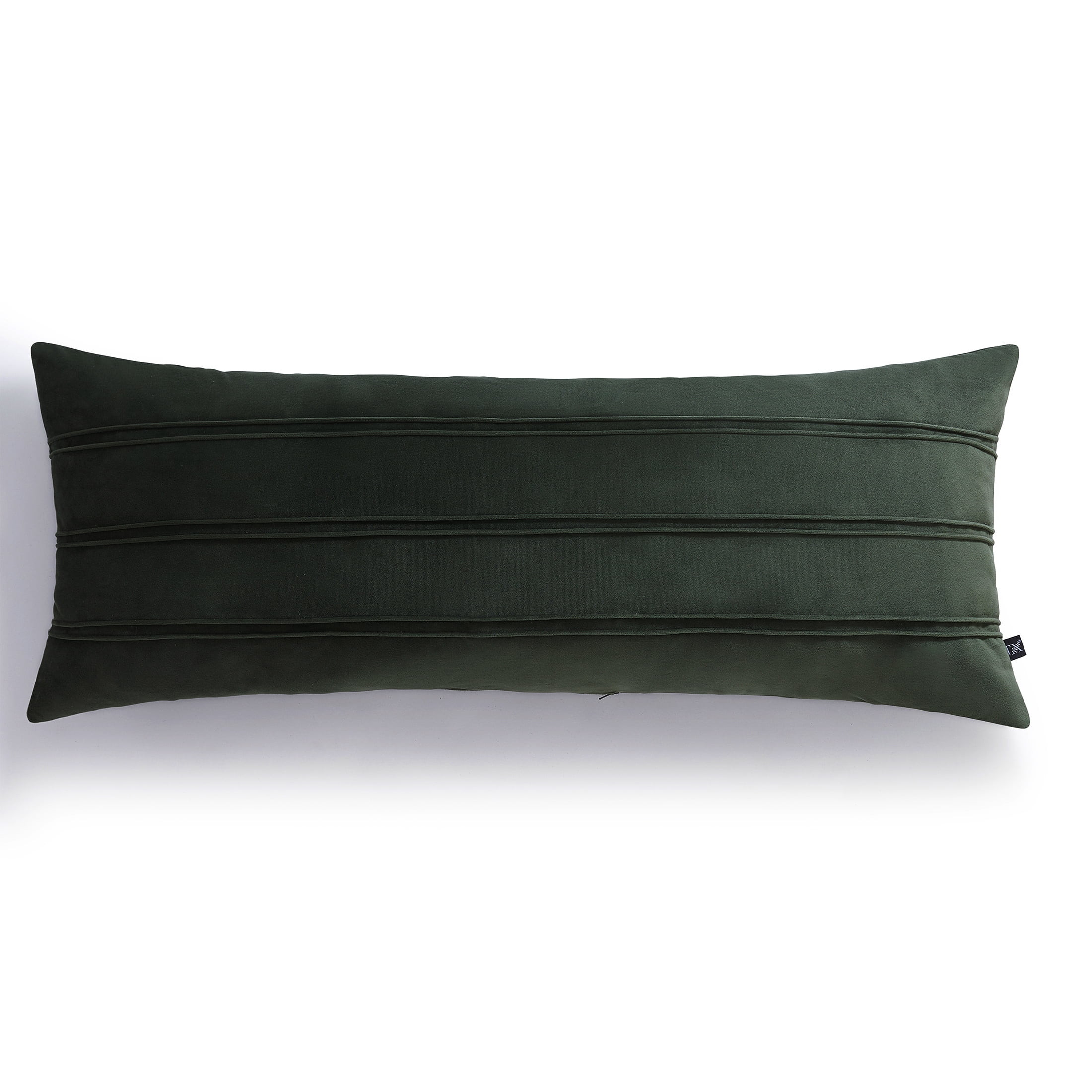 My Texas House Rosealinn 14" x 36" Green Velvet Oblong Decorative Pillow | Walmart (US)