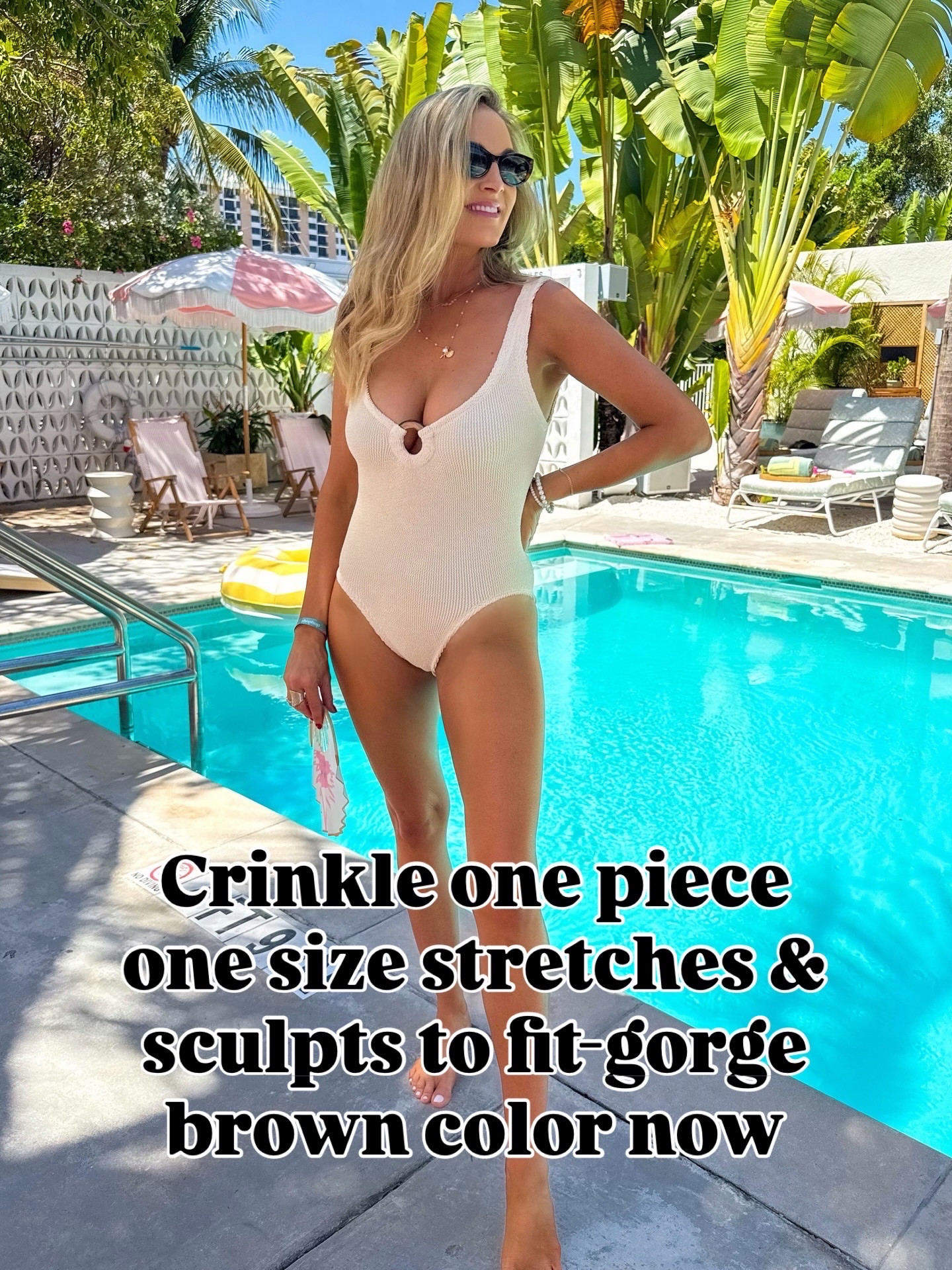 Loving this crinkle one piece swim suit that stretches and sculpts 🩷

#LTKootd #LTKOver40 #LTKdayinmylife