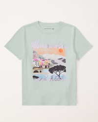 oversized graphic logo tee | Abercrombie & Fitch (US)