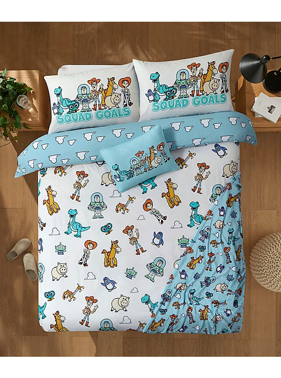 Disney Toy Story Sticker Core Reversible Duvet Set | George