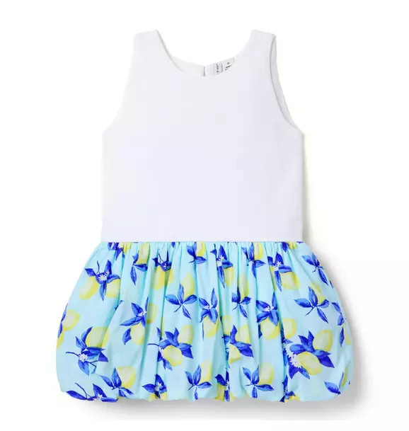 Lemon Bubble Hem Dress | Janie and Jack
