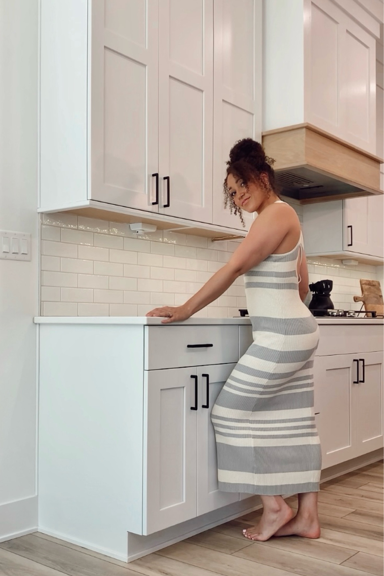 The way I love this striped midi dress! Almost sold out but on sale for only $20! 

#LTKsalealert #LTKfindsunder50 #LTKfindsunder100