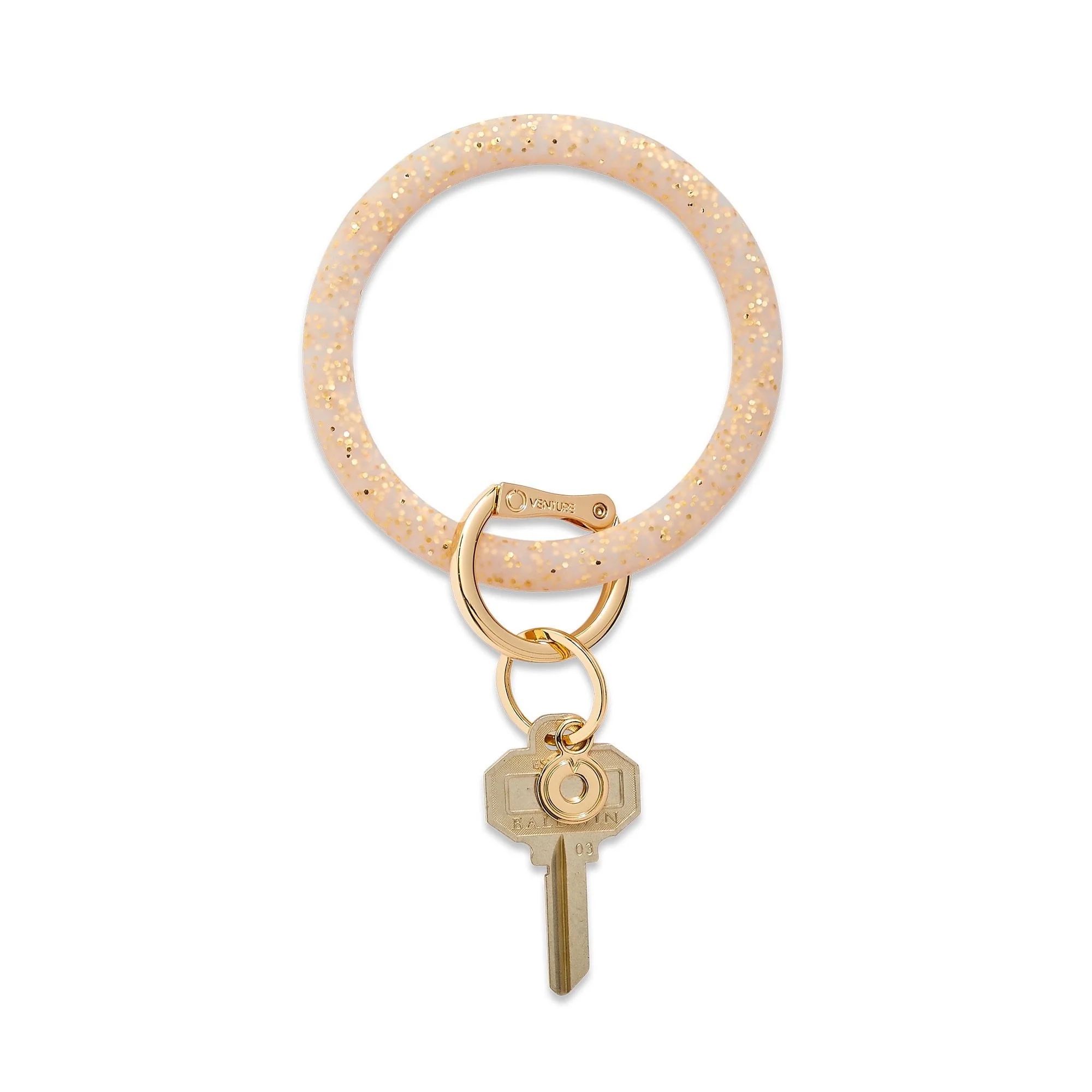 Silicone Big O® Key Ring - Gold Rush Confetti | Oventure