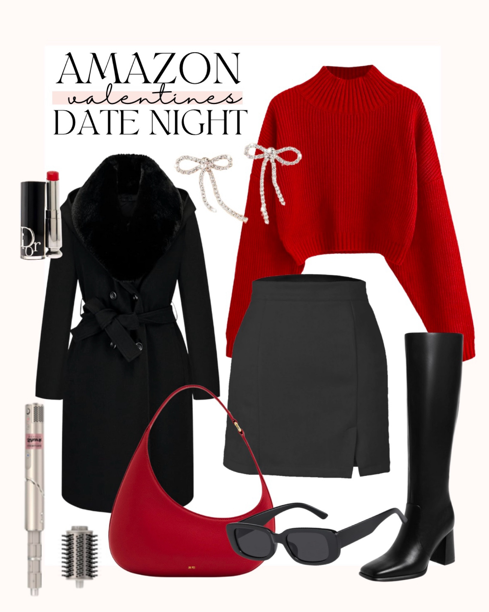 Flirty and chic Valentine’s Day date night outfit inspo! All from Amazon 🌹 

Valentine’s Day outfit, date night look, romantic outfit, Valentine’s Day fashion, chic date night style, feminine outfit, flirty fashion, elegant outfit, trendy date night look, classic Valentine’s style, little black dress, red dress, pink dress, lace outfit, satin dress, stylish heels, Valentine’s Day accessories, girly fashion, classy and chic, affordable fashion, budget-friendly style, Amazon fashion, trendy and affordable, fashion inspo, OOTD, style for moms, Valentine’s Day glam, dress to impress, women’s fashion, outfit ideas, Amazon Valentine’s Day outfit, Valentine’s Day sweater Amazon 

#LTKItBag #LTKShoeCrush #LTKStyleTip