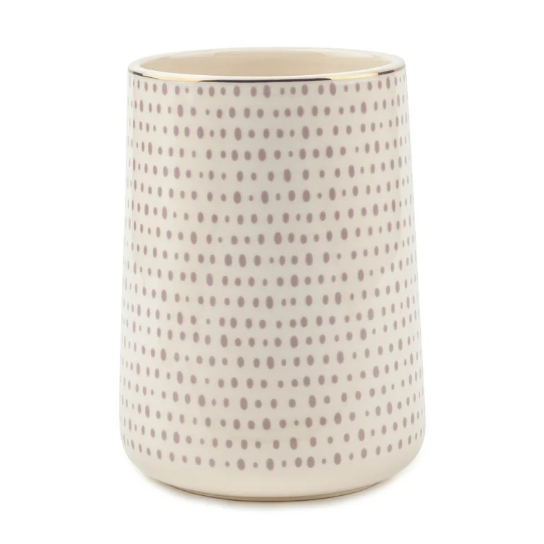 Thyme & Table Ceramic Utensil Holder, Dot Pattern | Walmart (US)
