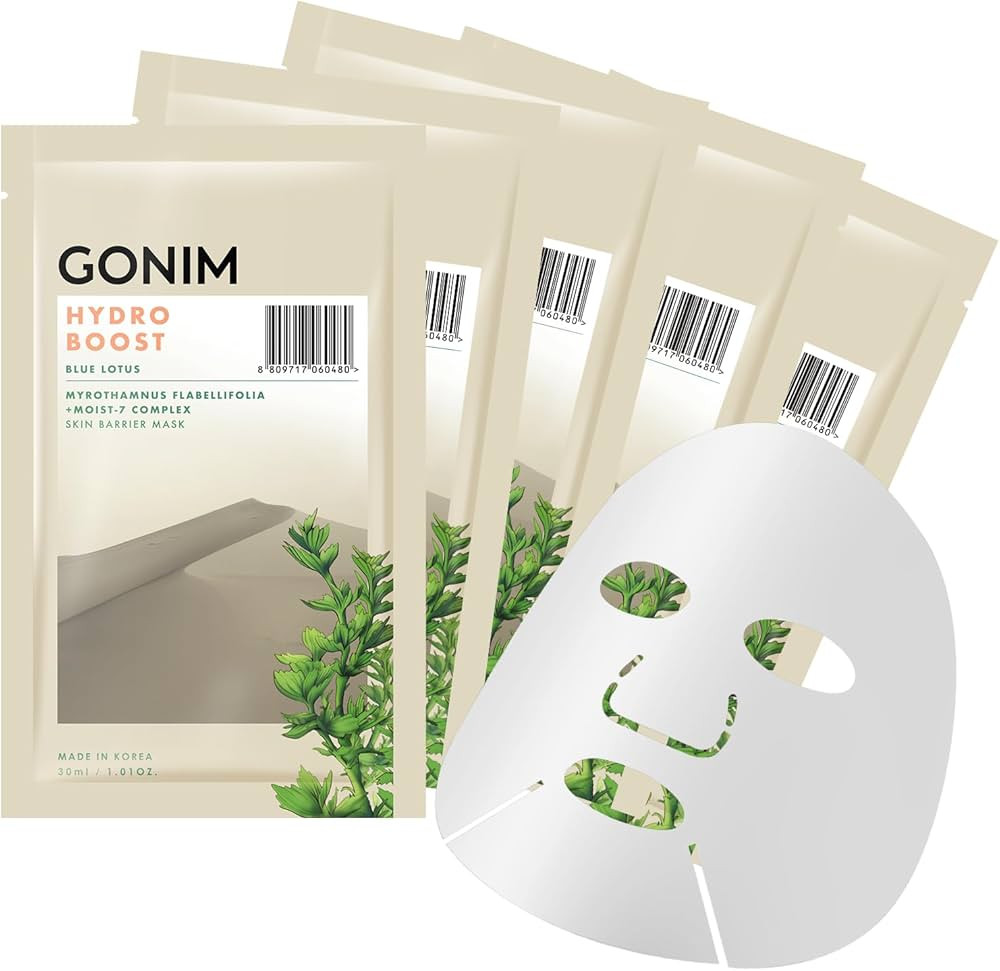 Hydrating Boost Real Deep Mask.Soothing Sheet Hydrating Face Masks for Sensitive Skin.Moist-7 Hya... | Amazon (US)