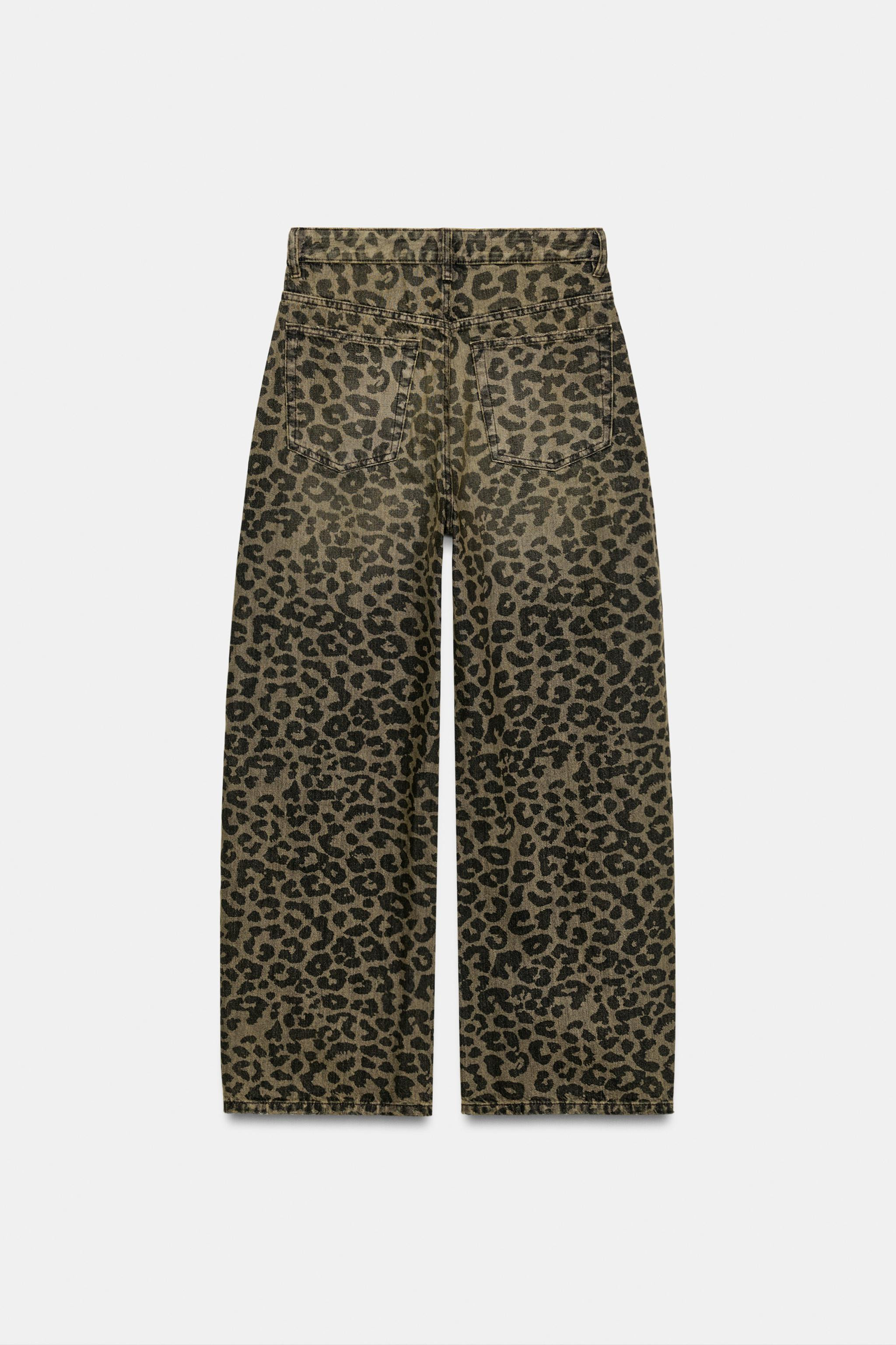 TRF BAGGY ANIMAL PRINT JEANS | Zara AU