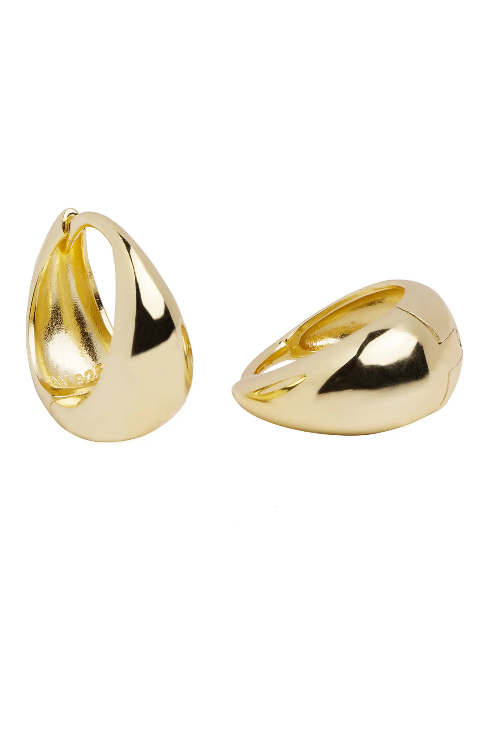 Argento Vivo Sterling Silver Chubby Huggie Hoop Earrings (Women) | Nordstrom | Nordstrom