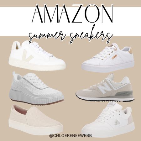 Neutral summer sneakers! I love having a couple pairs on hand to go with any outfit! 

Amazon finds, Amazon shoes, Amazon shoes, women’s sneakers, adidas sneakers, new balance sneakers, neutral sneakers 

#LTKSeasonal #LTKshoecrush #LTKstyletip