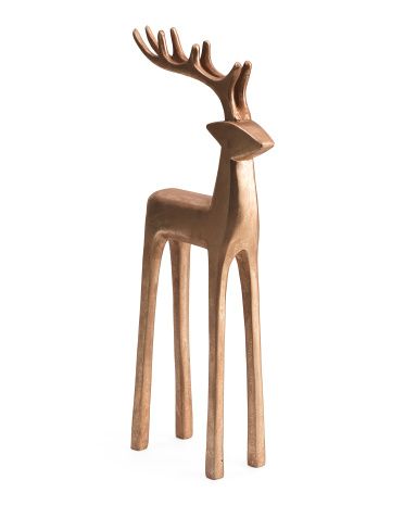 20in Copper Resin Deer | TJ Maxx