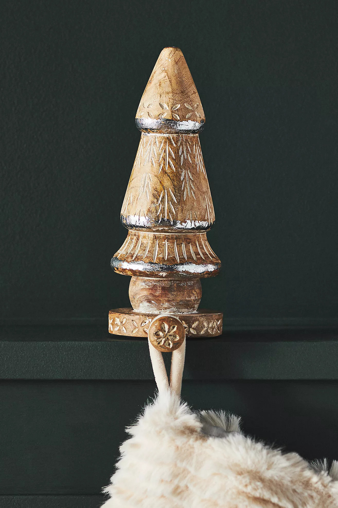 Palla Wooden Christmas Stocking Holder | Anthropologie (UK)